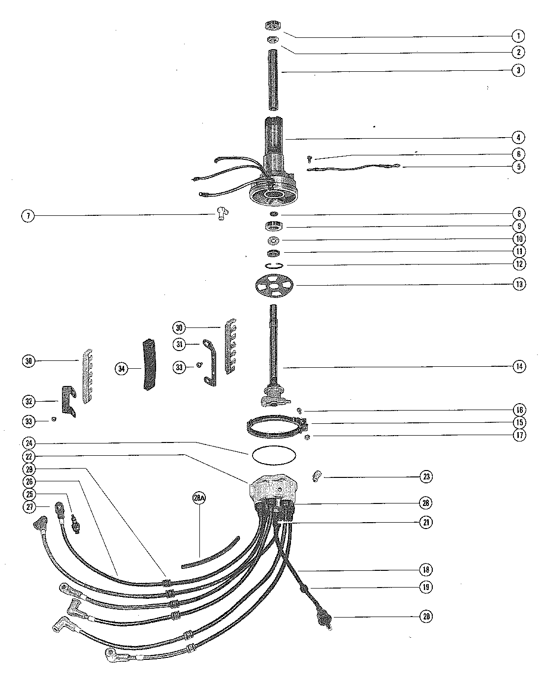 DISTRIBUTOR HOUSING AND ROTOR