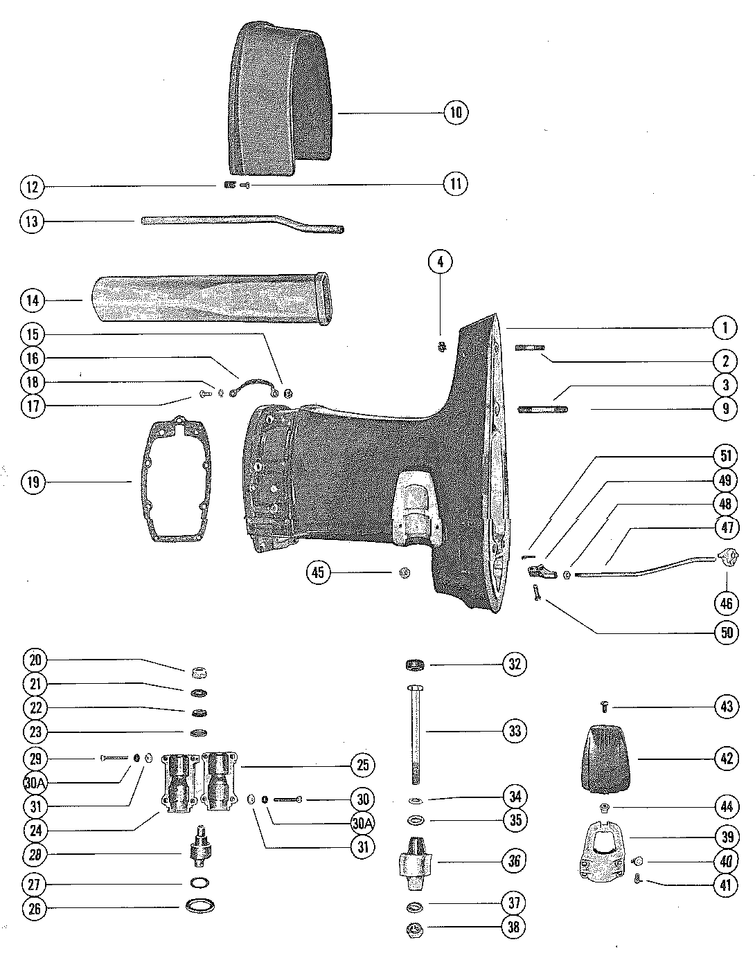 DRIVE SHAFT HOUSING ASSEMBLY