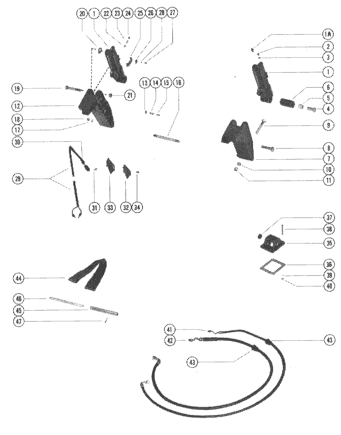 TRIM CYLINDERS AND HYDRAULIC HOSES