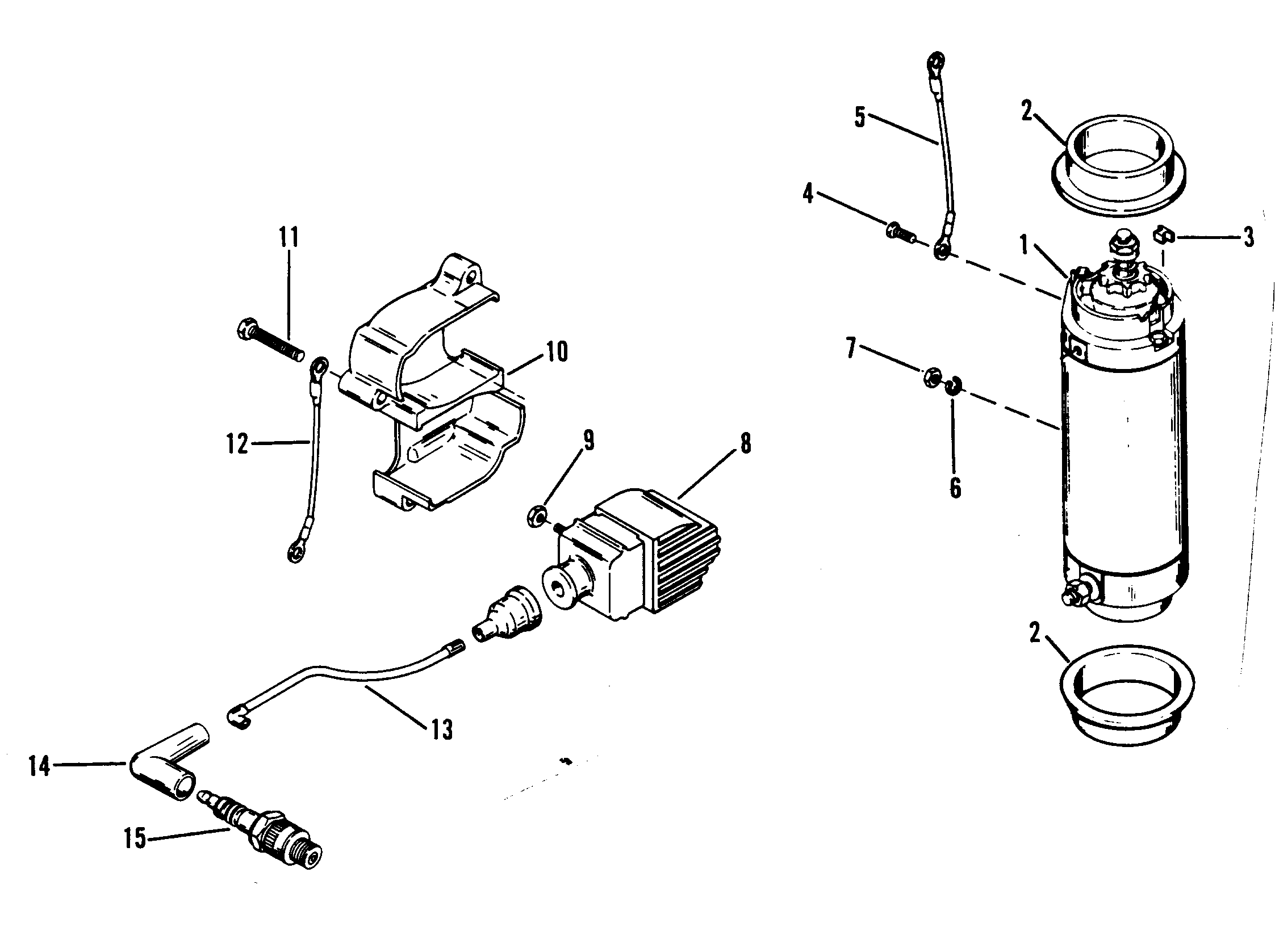 STARTER MOTOR AND IGNITION COILS