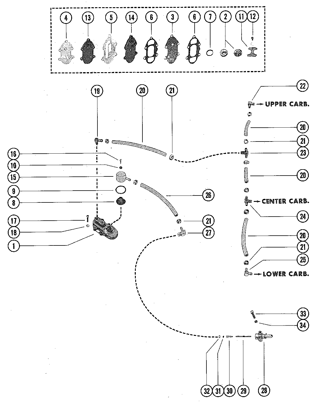 FUEL PUMP AND FUEL LINE ASSEMBLY