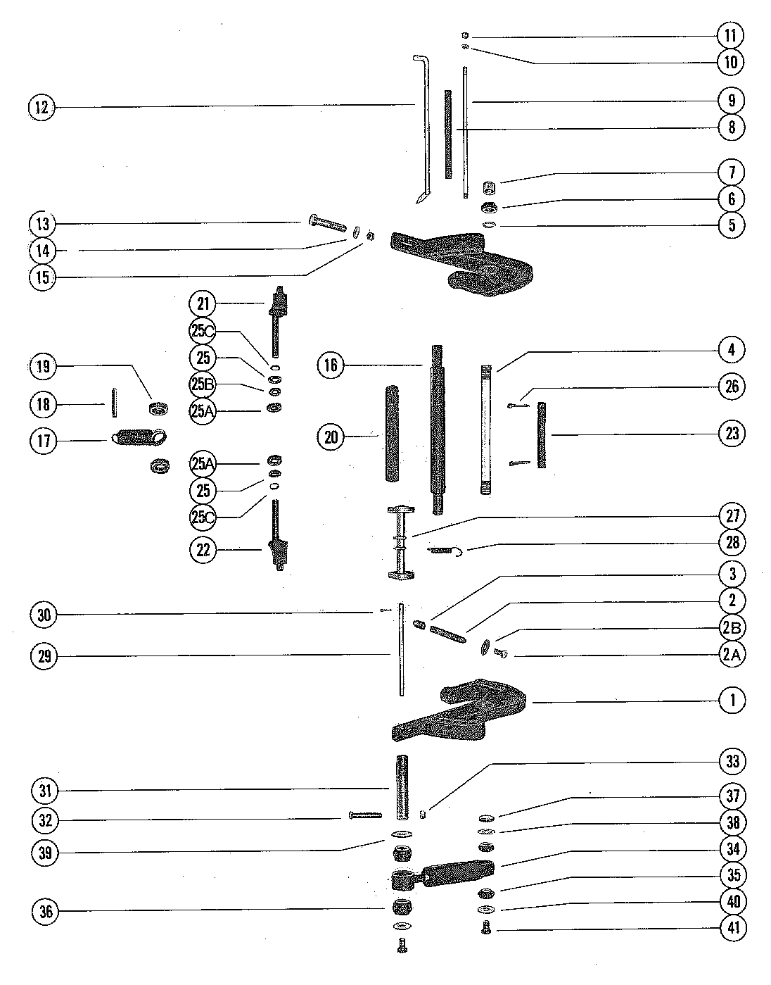 CLAMP BRACKET AND REVERSE LOCK