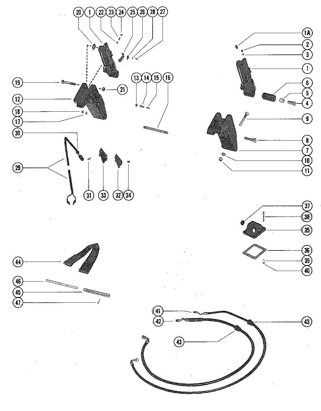 TRIM CYLINDERS AND HYDRAULIC HOSES