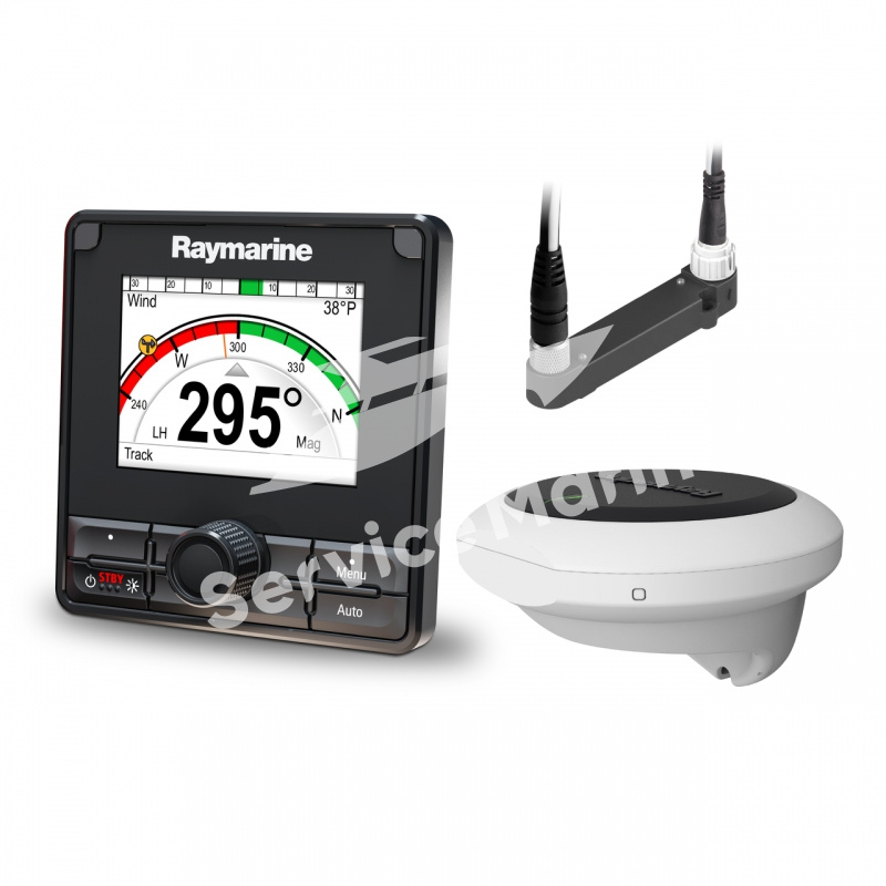 Raymarine Evolution DBW Autopilot with P70Rs control head (direct Volvo IPS /Aquamatic system connection)