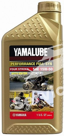 Масло синтетическое Yamalube 15W-50 Synthetic Oil (0,946 л)