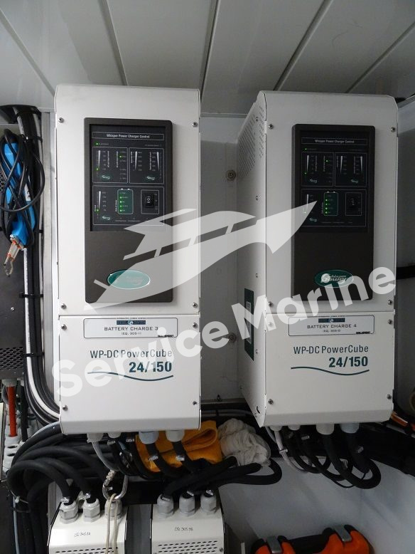 MGV3+ дизельный зарядный генератор постоянного тока судовой 24В/450А или 48В/240А