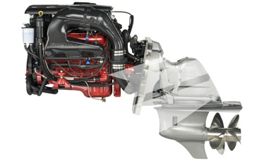 Бензиновый двигатель Volvo Penta V8 6.2 L-380-C, DPS