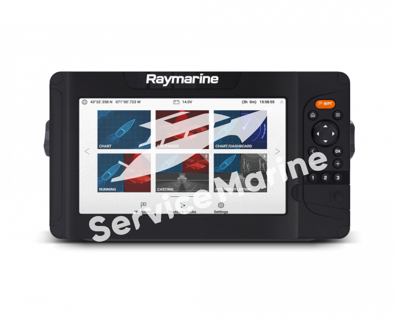 Raymarine Element 7 HV - 7" Chart Plotter with CHIRP Sonar, HyperVision, Wi-Fi & GPS, No Chart & No Transducer