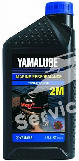 Масло Yamalube 2M Marine 2-stroke Semisynthetic Oil (0,946 л)